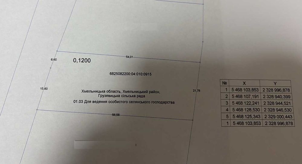 Перспективна ділянка 12 соток, Грузевиця-1. VRV ID: 42948