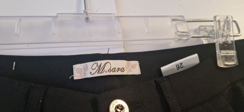 Eleganckie czarne spodnie M Sara