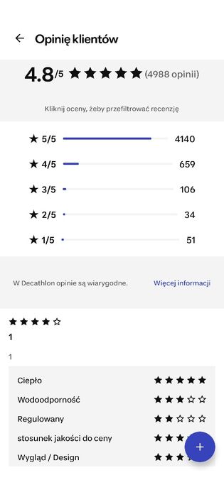 Kurtka zimowa Quechua NH500 -10° 2XL bardzo dobry stan