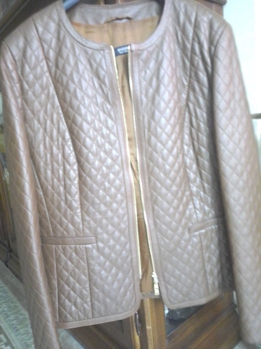 Пиджак кожаный , размер48-50