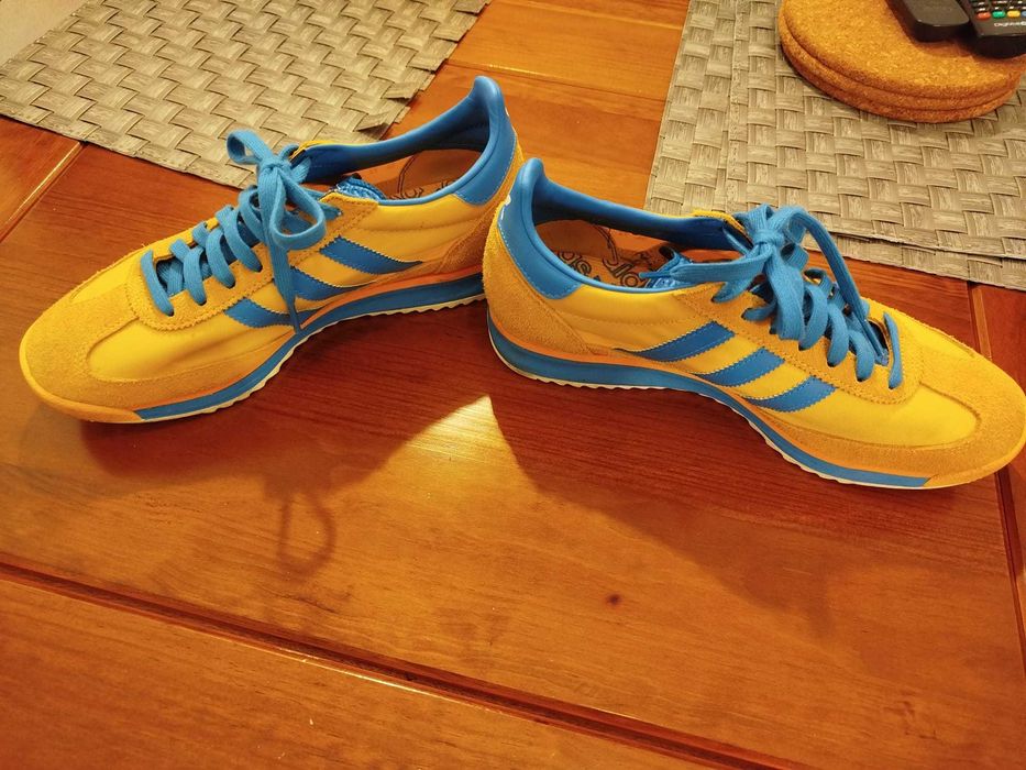 Adidas SL 72 RS - Tenis/Sapatilhas Adidas Amarelos-Azuis