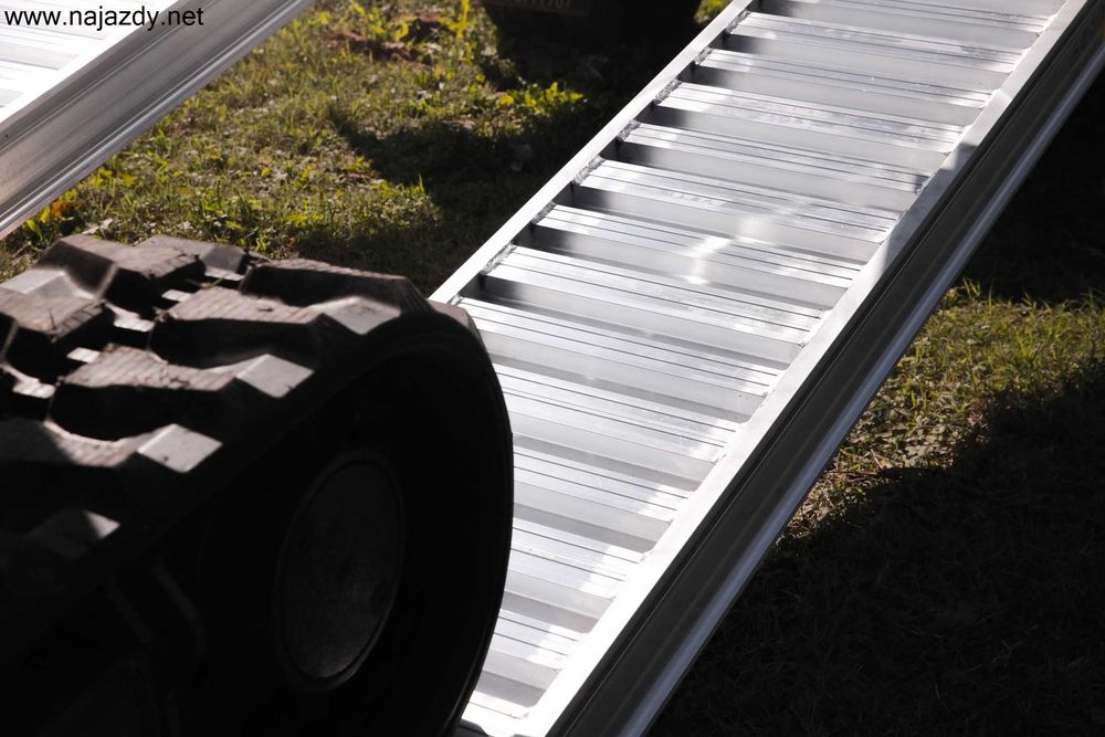 Najazdy Aluminiowe 4m 8t Certyfikat Eurpejski CE/ dostępne