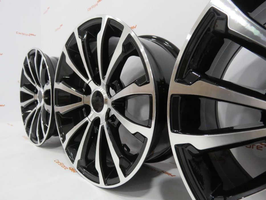 Jantes Look Toyota Hilux Revo 17 x 7.5 et 30 6x139.7 Preto + Polido