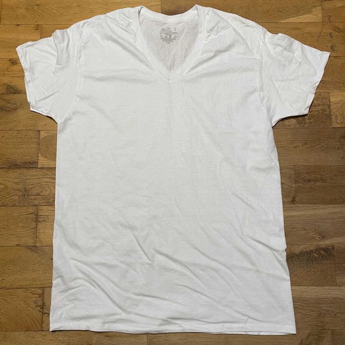 Fruit Of The Loom Męski Klasyczny T-shirt V-neck Rozm. L