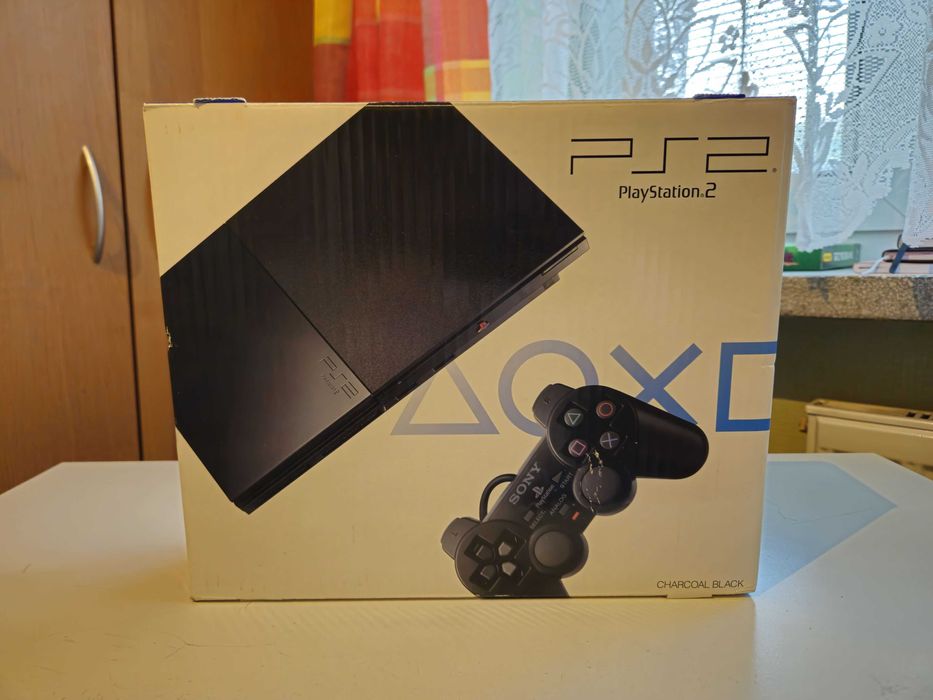 Sony PS2 PlayStation 2 Slim SCPH-90004 KOMPLETNA, STAN BARDZO DOBRY