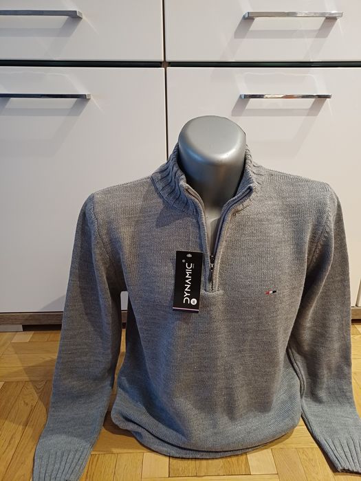 Sweter męski szary, rozm M.