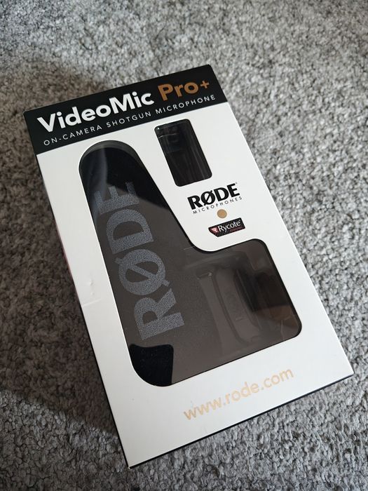 Mikrofon RODE VideoMic Pro+ kierunkowy - jak nowy  GWARANCJA 2033