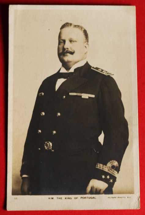 Rei D Carlos em uniforme de Marinha edição inglesa 1904