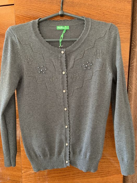 Новий джемпер / кофта сірий / графіт S/XS р. 36 (42) 95% бавовна