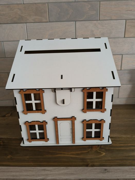 Pudełko domek na koperty wesele ślub