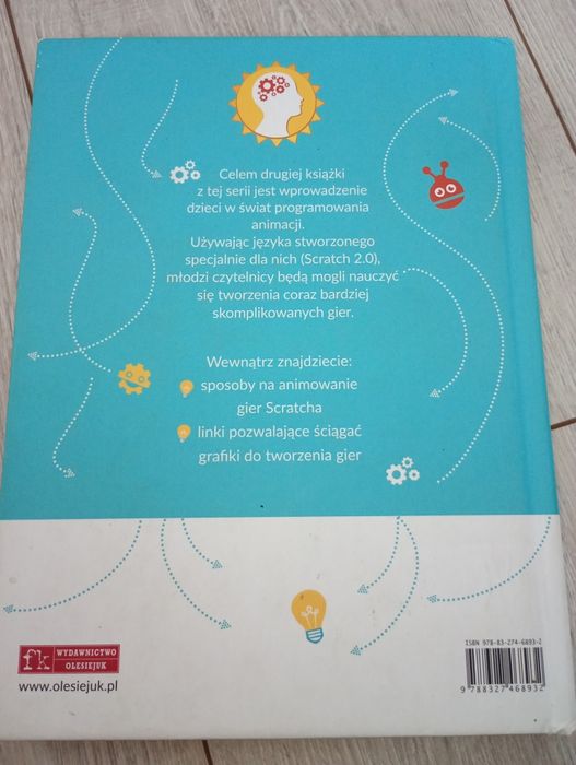 Książka programowanie dla dzieci zaprogramuj animacje ze scratchem