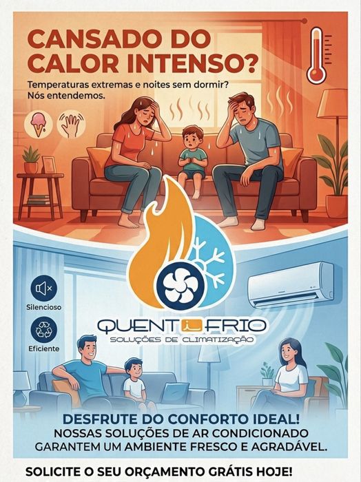 Instalação e assistência de ar condicionado