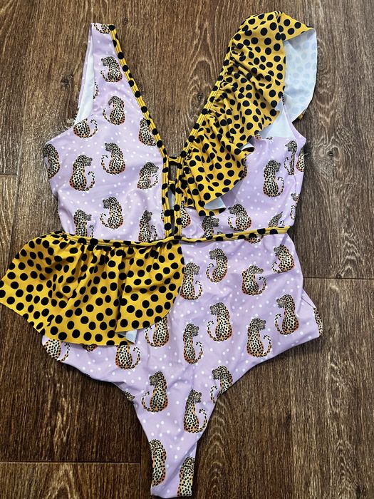 Суцільний купальник на пишні форми розмір Л