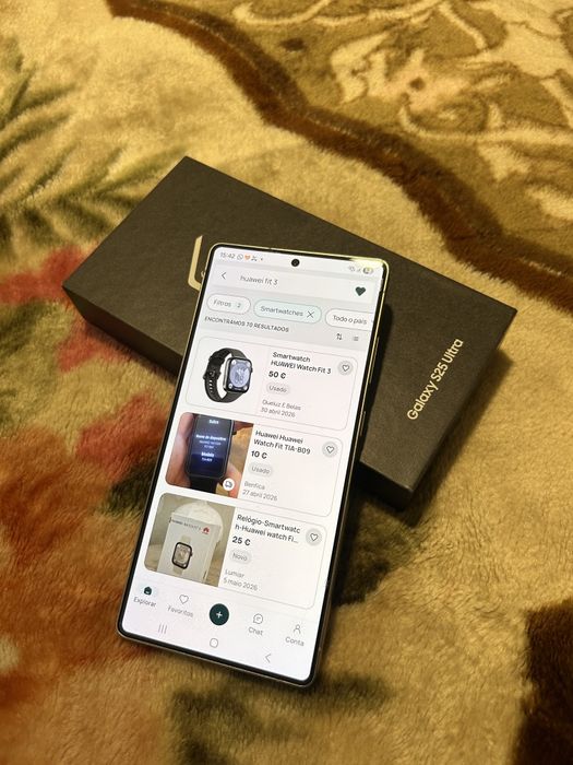 Samsung S25 Ultra 256GB Titânio ( Troca  iPhone 17 Pro, 16 Pro Max )