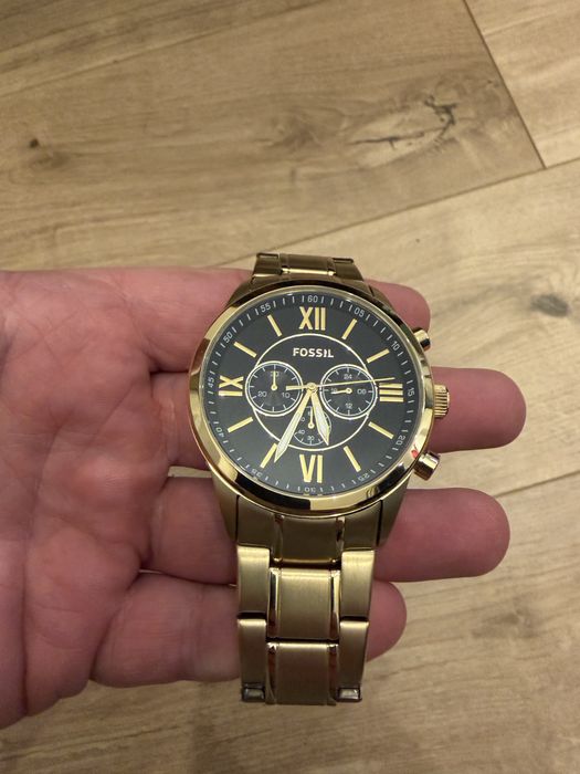 Zloty zegarek Fossil
