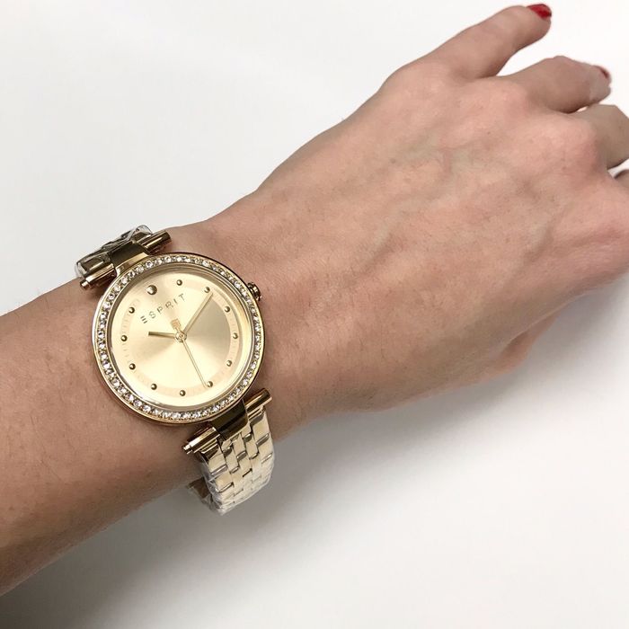 Женские часы, годинник Esprit, золотий