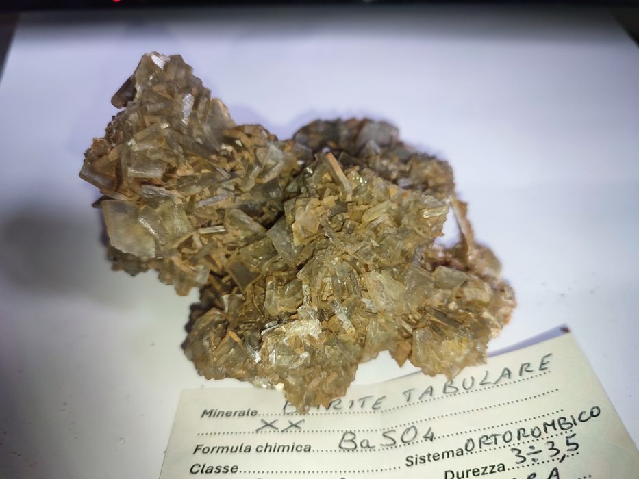 Minerais de coleção Barite