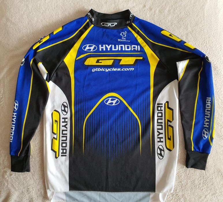 Koszulka bluza bmx race mtb GT Bicycles Hyundai De Marchi L stan bdb