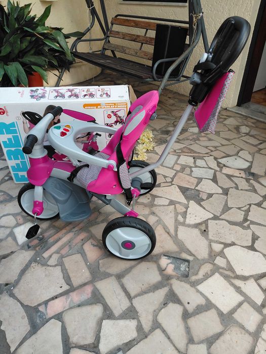 Feber - Baby Premium Rosa - triciclo evolutivo menina +6 meses