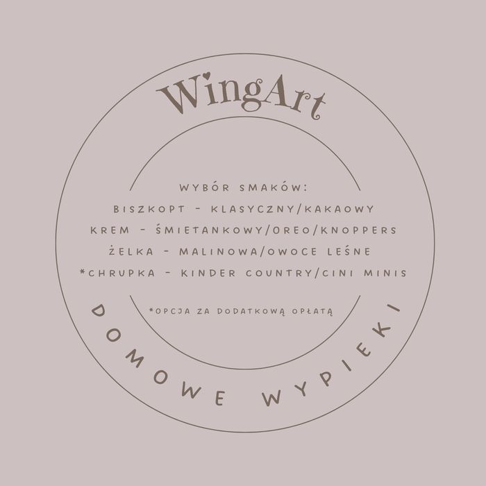 WingArt DOMOWE WYPIEKI - tort na każdą okazję