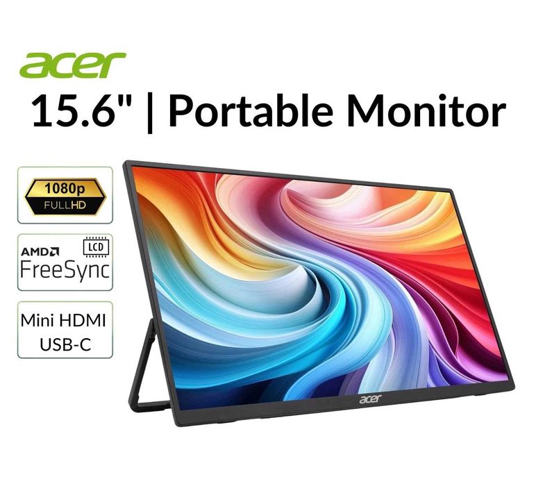 Портативний монітор Acer P161Q portabel monitor 15.6 1920x1080 FullHD 0.75 кг
