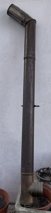 Tubo saida de fumos salamandra a lenha