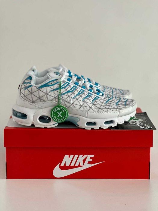 Мужские кроссовки Nike Air Max TN Plus White Blue Marseille. 40-45