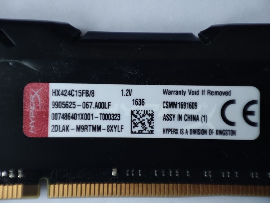 HyperX DDR4 8GB 2400MHz-(KHX2400C15D4/8G)