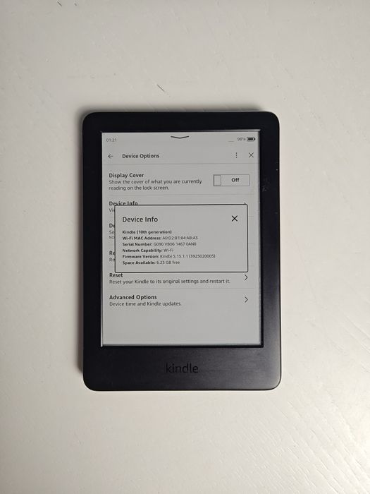 Czytanie EBook Amazon Kindle 10.! Sprzedam !