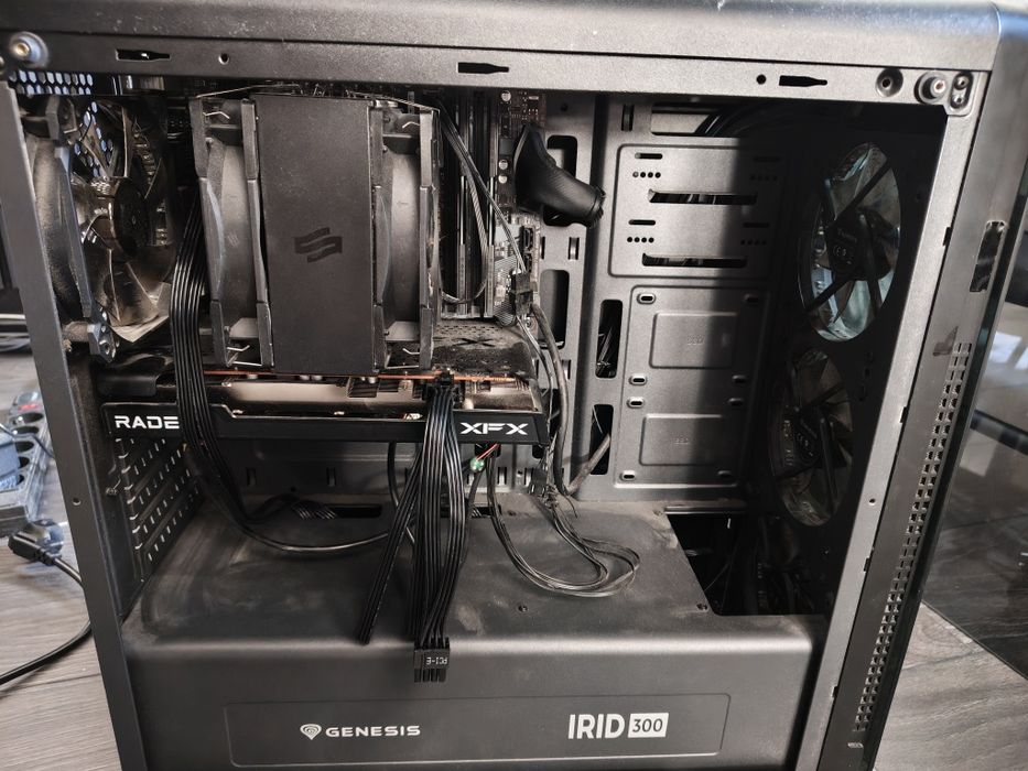 Wydajny PC do Gier i Pracy | Core i5-12600KF | RX 6600 XT | Genesis Irid 300