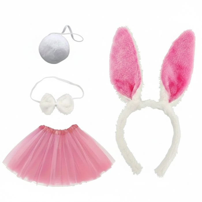 Strój przebranie kostium Królik króliczek zając puszy ogon spódnica