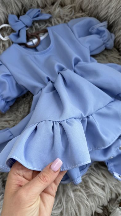 Сукня плаття Святкова нарядна ефектна сукня-боді доя дівчинки