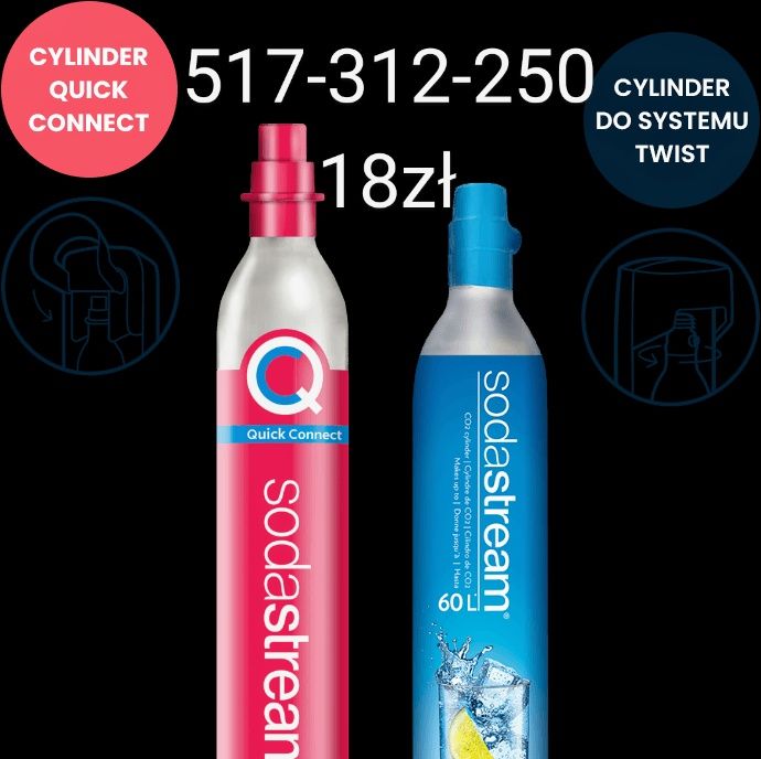 Sodastream wymiana nabicie  425g CO2