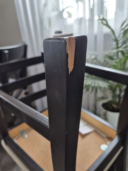 Krzesło krzesła Lerhamn Ikea 2 szt. 50 zł