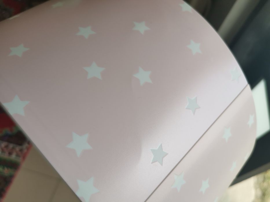 Plafon dwupunktowy lampa Dalber Star light Rosa różowy w gwiazdki