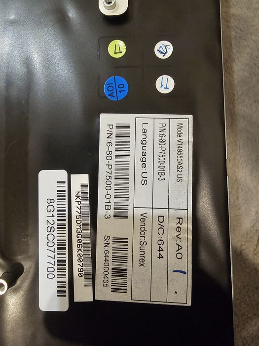 Clevo p 775dm 3,  Sager np 9172 , Origin eon 17x  клавиатура