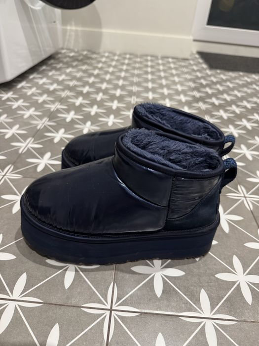 Замшевые сапоги Classic Ultra Mini Platform UGG