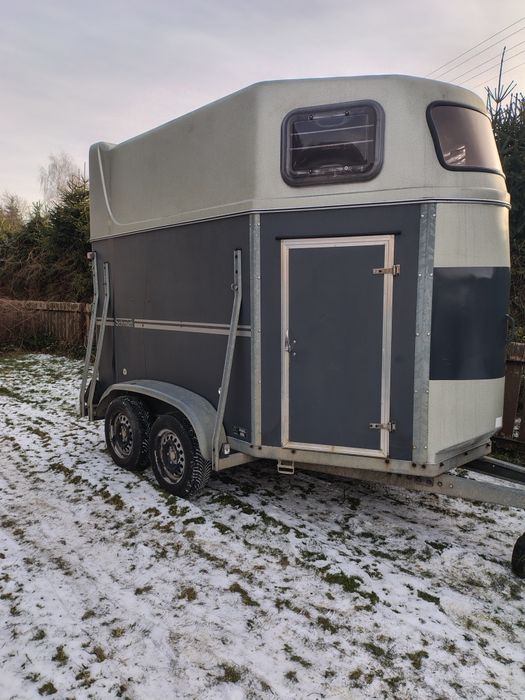 Przyczepa  na dwa konie SCHMIDT