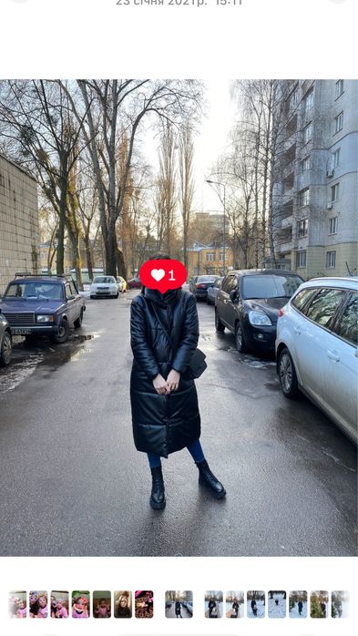 Пальто- пуховик зимовий