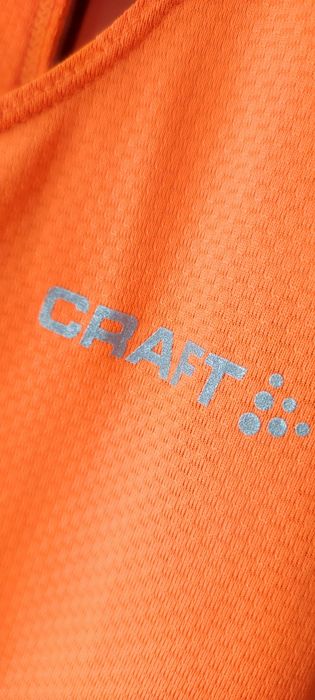 Koszulka top sportowy fitness Craft S neonowa  bokserka