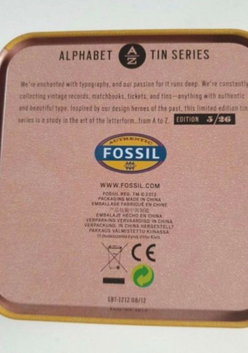 Caixas para relógios da Fossil , estado novo!