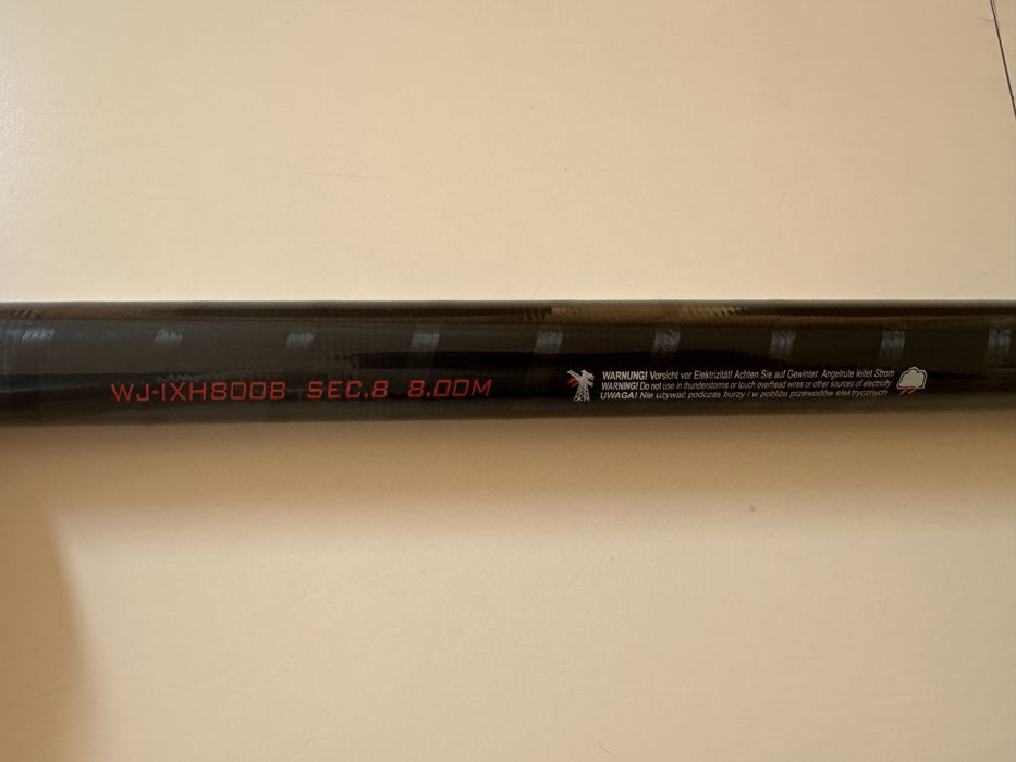 Jaxon Intensa Tele Pole Beta 8m | bat węglowy 8,00m WJ-IXH800B Wędka