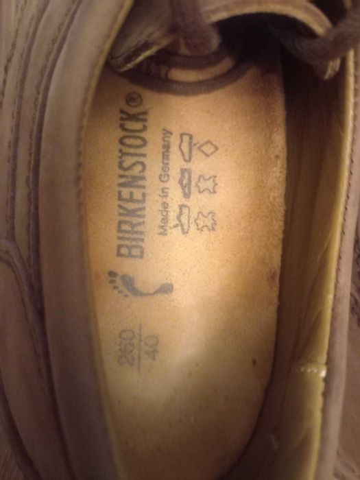 Мужские Топсайдеры мокасины ботинки полуботинки Birkenstock р. 40.