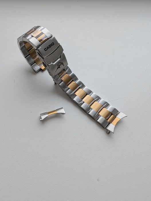Топ! Стальний браслет до Casio Diver ! MDV-106•MDV-107