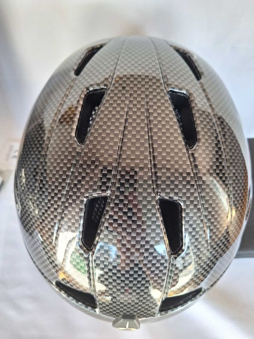 Kask narciarski Black Crevice Kitzbuhel Shiny Black Carbon XL 61cm