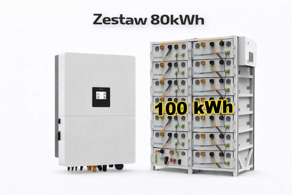 Zestaw Magazyn + Inwerter HV (80 kW + 100 kWh)
