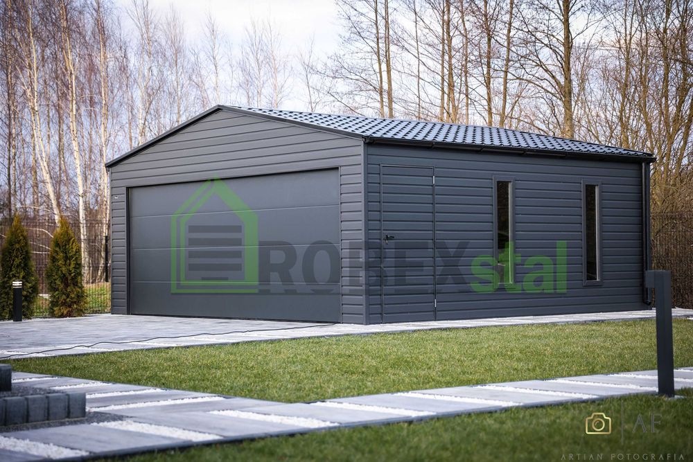 Garaż o wymiarach 6,00 x 5,80 m