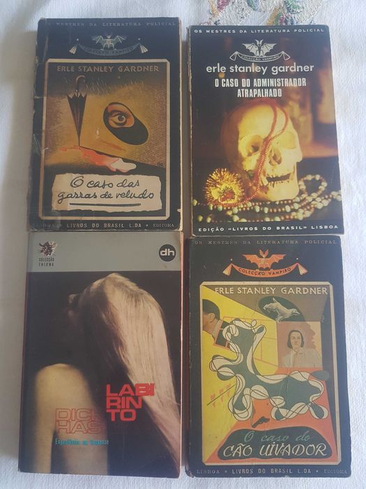 Livros Colecção Vampiro - Erle Stanley Gardner e Dick Has - 2,5 € cada
