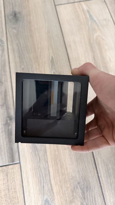 Light Point lampa zewnetrzna na elewacje  10x10cm czarna