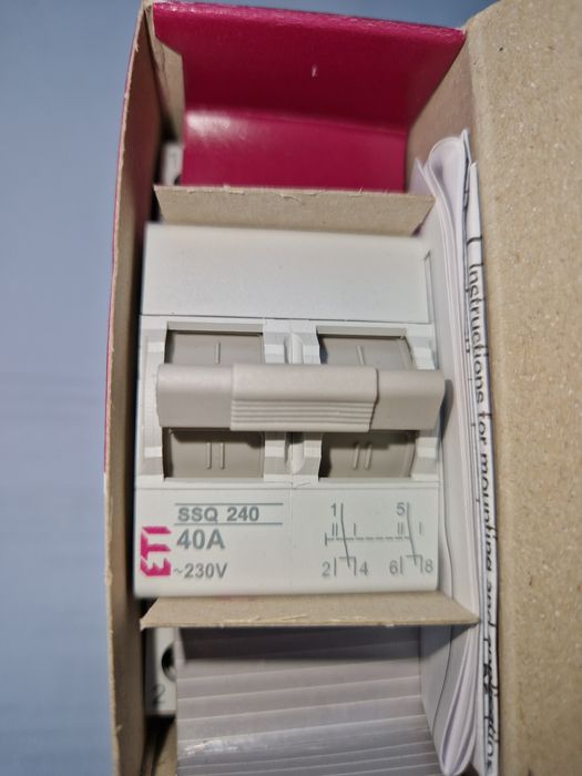 Перемикач навантаження трипозиції, 2п 40А. SSQ240ЕтІ